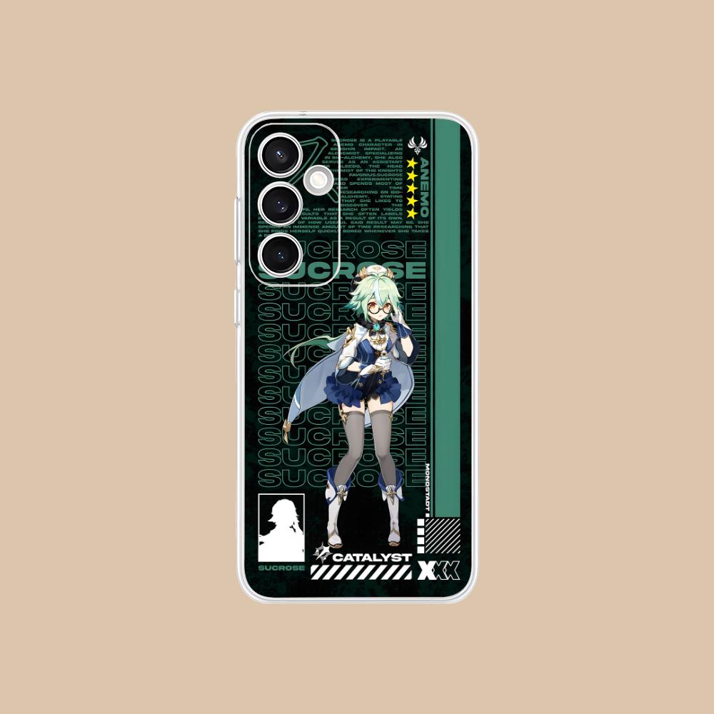 Game GI Sucrose Clear Mobile Phone Case for Samsung Galaxy S25 S24 S23 S22 S21Plus FE Ultra Colorful Cover Galaxy S21 FE 5G
Game GI Sucrose Clear Mobile Phone Case for Samsung Galaxy S25 S24 S23 S22 S21Plus FE Ultra Colorful Cover Galaxy S21 FE 5G