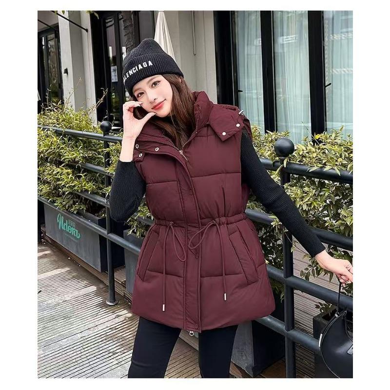 Новая женская легкая куртка без рукавов со стоячим воротником однотонная утолщенная теплая спортивная повседневная свободная хлопковая куртка XXL бордовый
Новая женская легкая куртка без рукавов со стоячим воротником однотонная утолщенная теплая спортивная повседневная свободная хлопковая куртка XXL бордовый