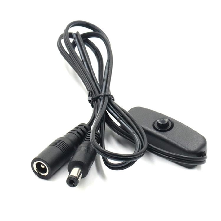 Quick Connect DC5521 5.5x2.1mm Male Female Cable with Integrated Switches for Lighting Systems and CCTV Setups 1
Quick Connect DC5521 5.5x2.1mm Male Female Cable with Integrated Switches for Lighting Systems and CCTV Setups 1