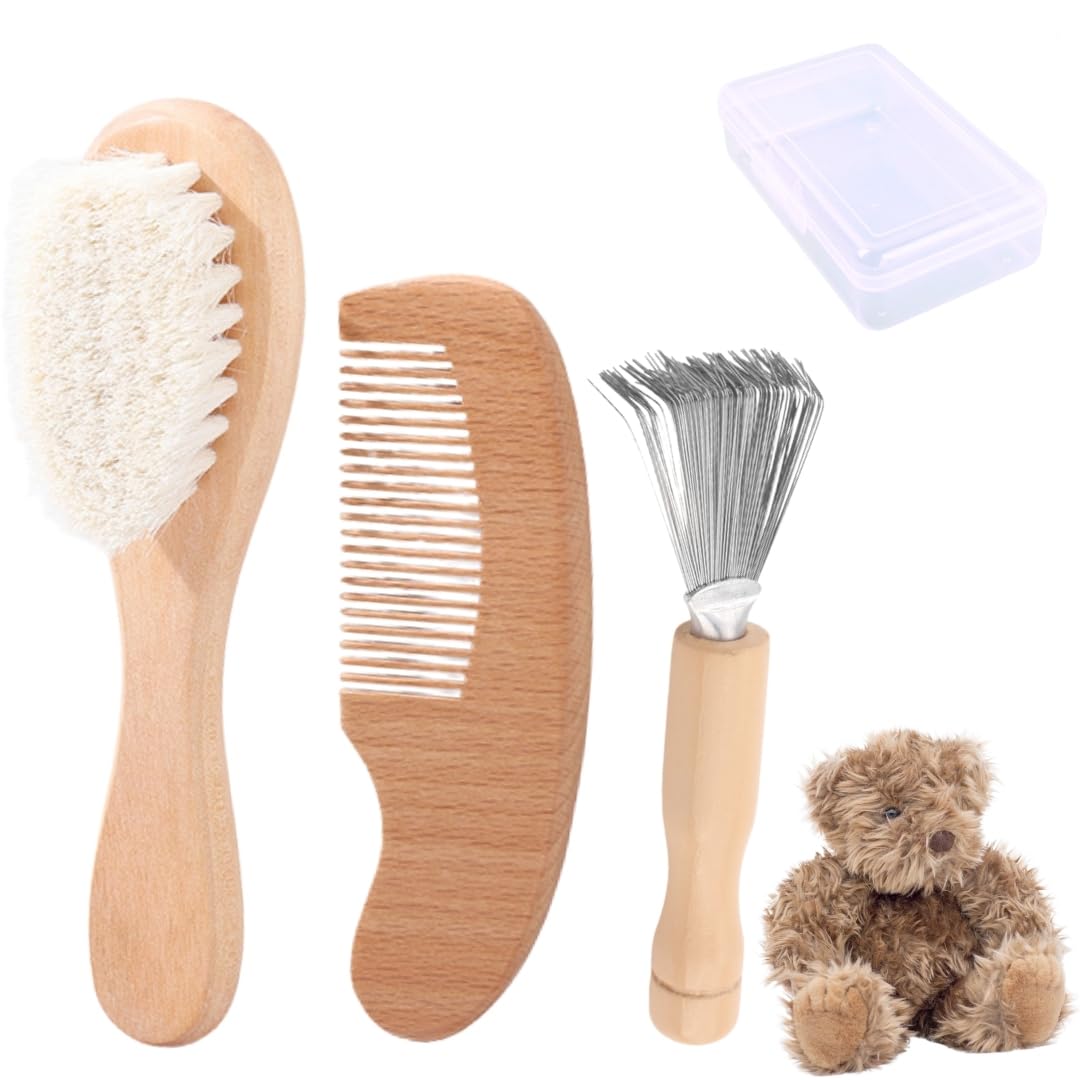 Sweet Plus Plush Care Pill Coat Dust Prevents Wool Beech Wood of Brush, Comb, Removal, Conditioning, Removal, Brushed, Shape, Brush, (Set 3/With Case)
Sweet Plus Plush Care Pill Coat Dust Prevents Wool Beech Wood of Brush, Comb, Removal, Conditioning, Removal, Brushed, Shape, Brush, (Set 3/With Case)