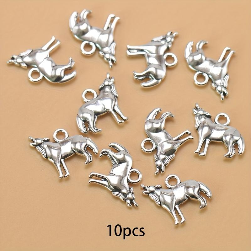 10/20 Retro Animal Roaring Wolf Pendant Fashion Zinc Alloy Wolf Charm Pendant DIY Bracelet Earrings Keychain Bag Decoration Jewe
10/20 Retro Animal Roaring Wolf Pendant Fashion Zinc Alloy Wolf Charm Pendant DIY Bracelet Earrings Keychain Bag Decoration Jewe