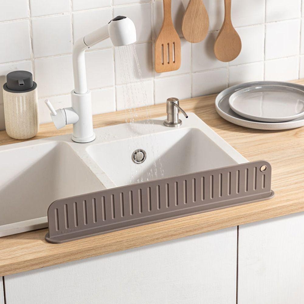 Silicone Water Baffle Splashproof Water Blocking Board Sink Splash Guard Kitchen Countertop зелений
Silicone Water Baffle Splashproof Water Blocking Board Sink Splash Guard Kitchen Countertop зелений