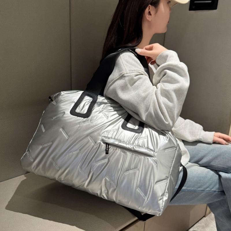 Sport Fitness Bag Large Capacity Travel Tote Bags, Wet Dry Separation Weekend Handbags, Waterproof Messenger Bag For Outdoor срібний
Sport Fitness Bag Large Capacity Travel Tote Bags, Wet Dry Separation Weekend Handbags, Waterproof Messenger Bag For Outdoor срібний