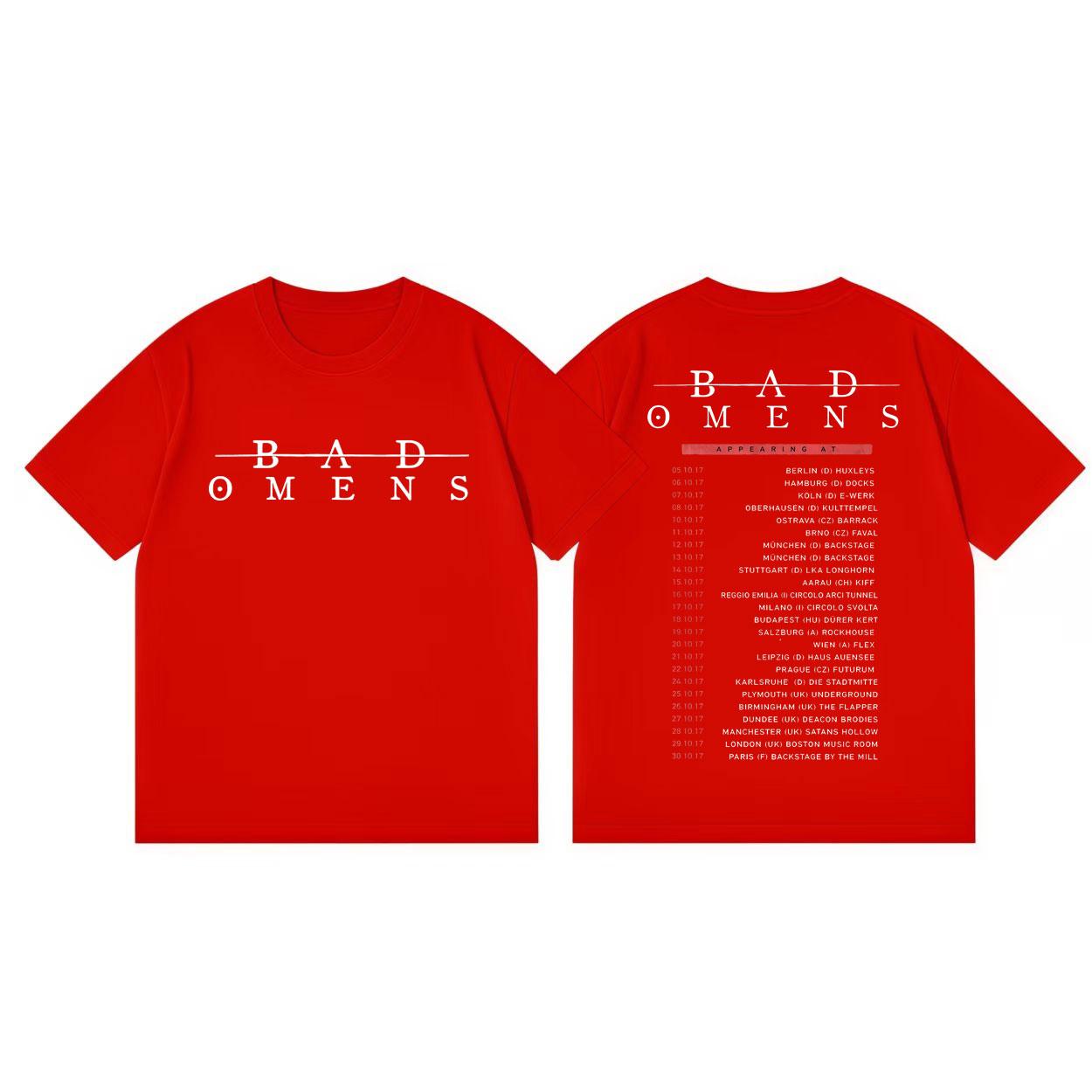 Rock Band Bad Omens Double Sided Print T Shirt Men Women Clothing Fashion Pop Music Tshirt Summer Casual Loose Cotton Tshirts S
Rock Band Bad Omens Double Sided Print T Shirt Men Women Clothing Fashion Pop Music Tshirt Summer Casual Loose Cotton Tshirts S