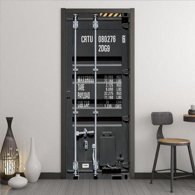 3D High Simulation Container Door Seriesr Наклейки на двері Шпалери Індустріальний стиль ПВХ Самоклеючий Плакат для декору спальні Фреска 77x200cm(cut 2 pcs)
3D High Simulation Container Door Seriesr Наклейки на двері Шпалери Індустріальний стиль ПВХ Самоклеючий Плакат для декору спальні Фреска 77x200cm(cut 2 pcs)