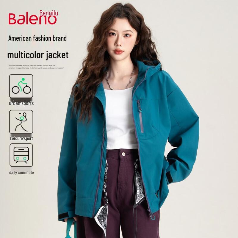 Baleno Women s Color-block Zip-Up Outdoor Jacket 3XL
Baleno Women s Color-block Zip-Up Outdoor Jacket 3XL