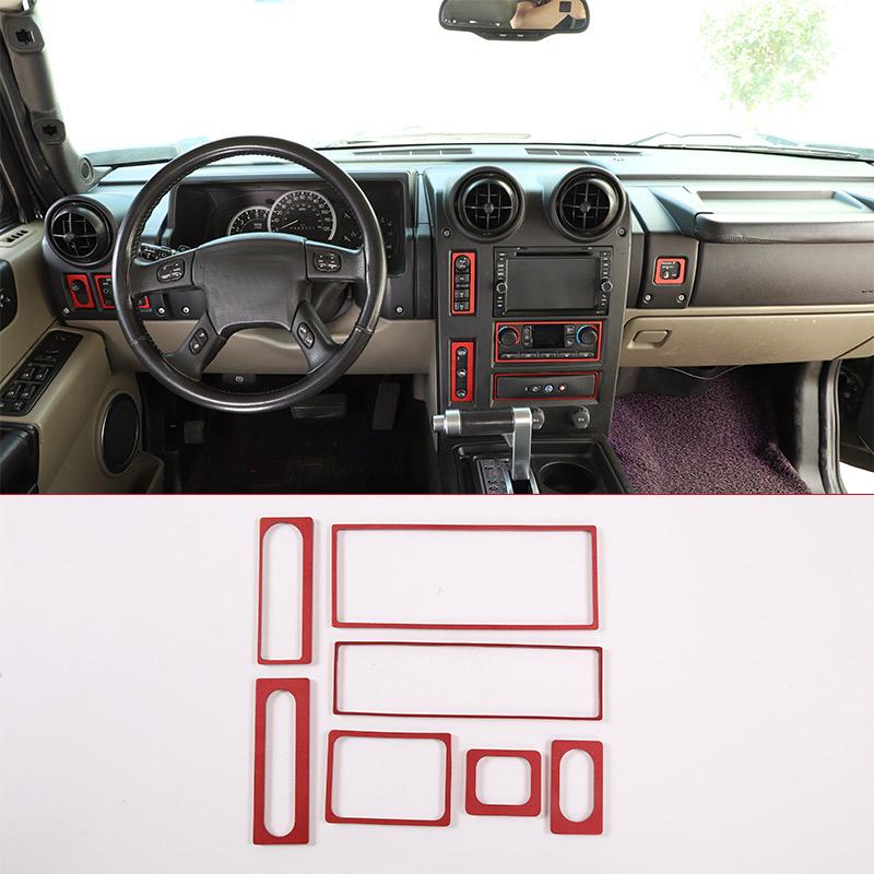 Aluminum Alloy Silver/Red For Hummer H2 2003-2007 Car Center Control Button Decorative Frame Sticker Car Interior Accessories червоний
Aluminum Alloy Silver/Red For Hummer H2 2003-2007 Car Center Control Button Decorative Frame Sticker Car Interior Accessories червоний