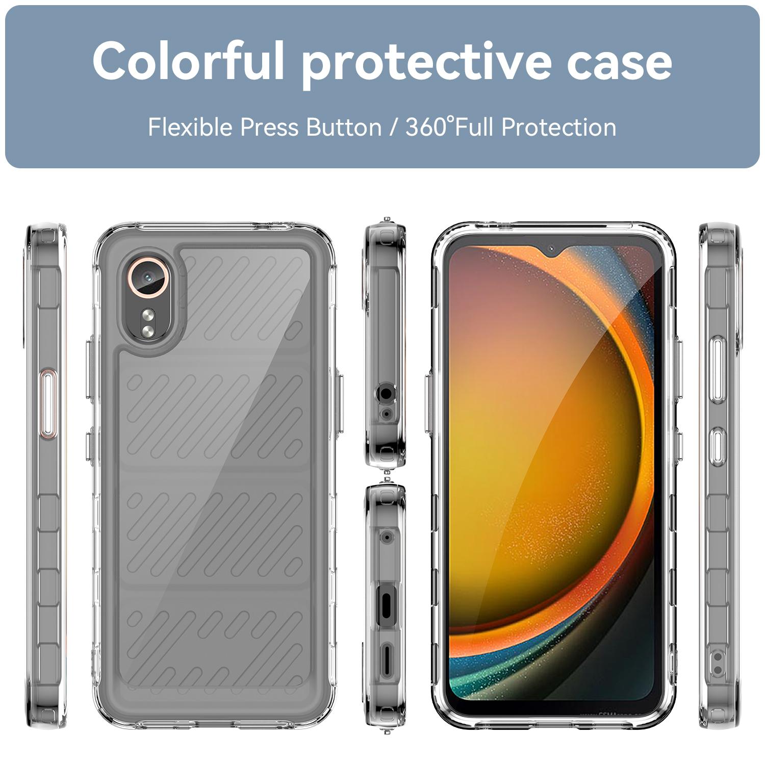 For Samsung Galaxy Xcover7 Clear Phone Case WANLONFENG MF2 Series TPU Acrylic Cover with 2Pcs Tempered Glass Transparent
For Samsung Galaxy Xcover7 Clear Phone Case WANLONFENG MF2 Series TPU Acrylic Cover with 2Pcs Tempered Glass Transparent
