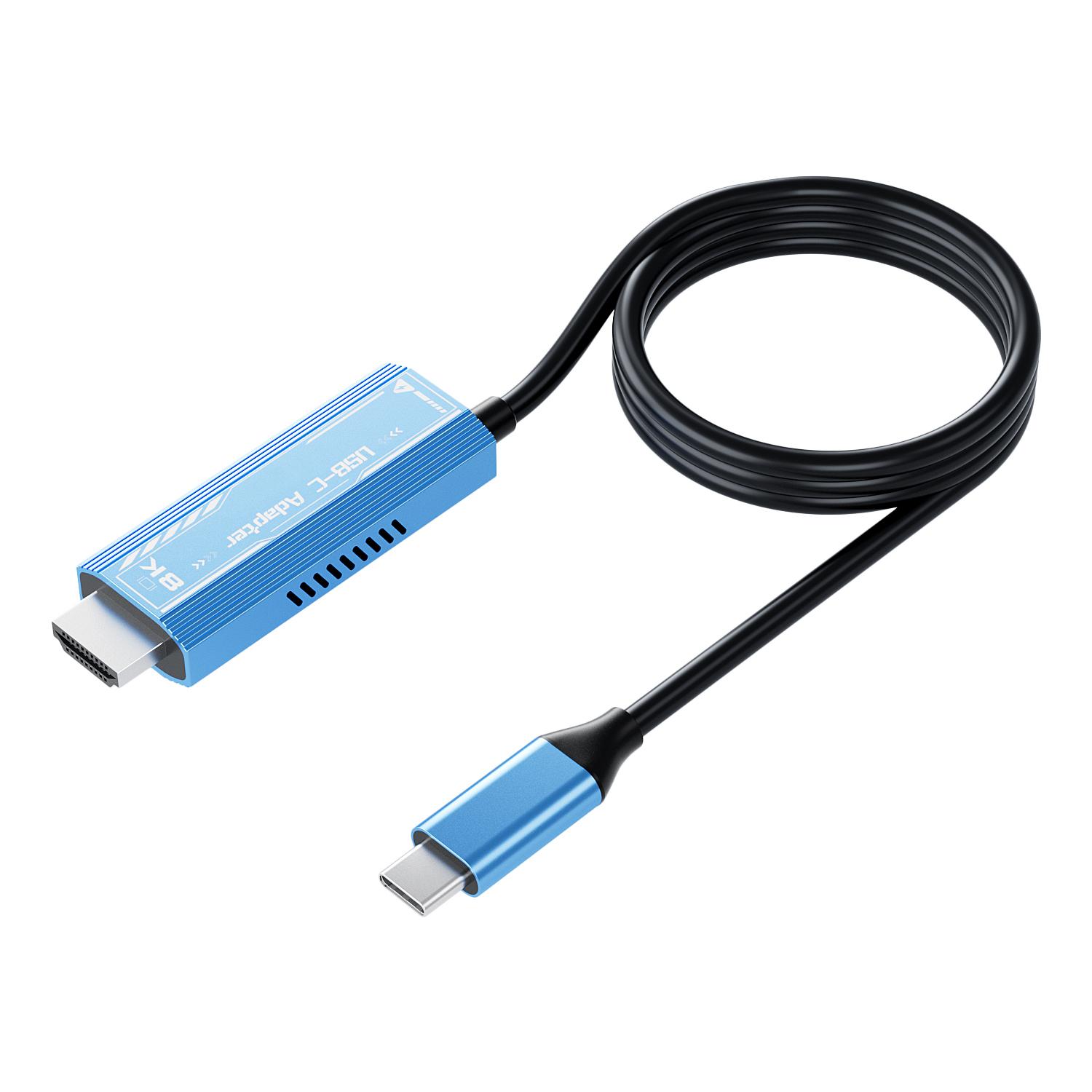 V286 USB-C to HDMI 8K HD Video Adapter Cable with PD3.0 100W Fast Charging Port
V286 USB-C to HDMI 8K HD Video Adapter Cable with PD3.0 100W Fast Charging Port