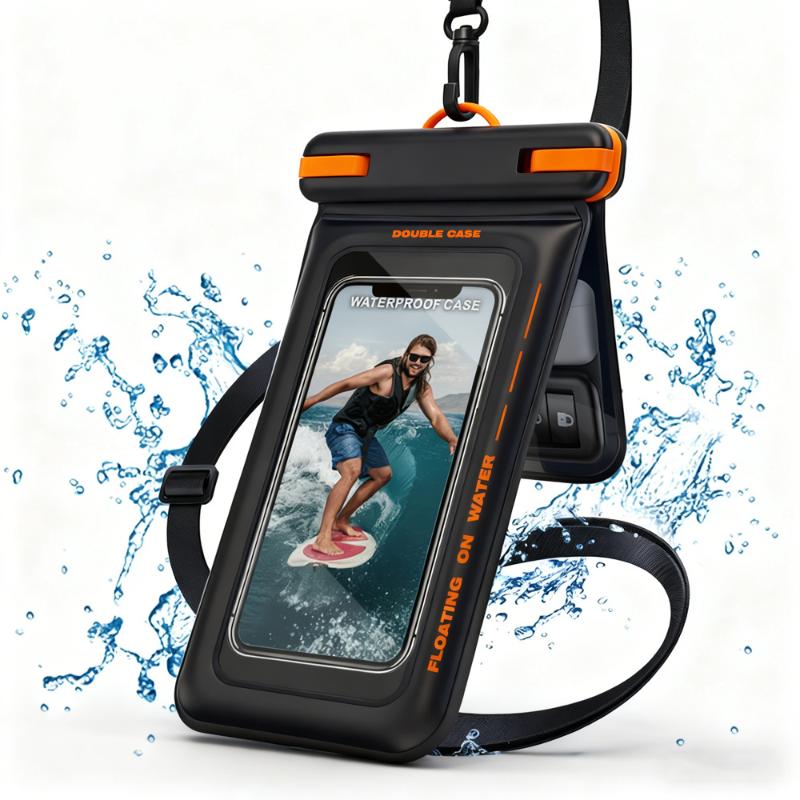 Double Space Waterproof Pouch for Phones Secure Dry Bag for Universal Compatibility Beach Pool Use
Double Space Waterproof Pouch for Phones Secure Dry Bag for Universal Compatibility Beach Pool Use