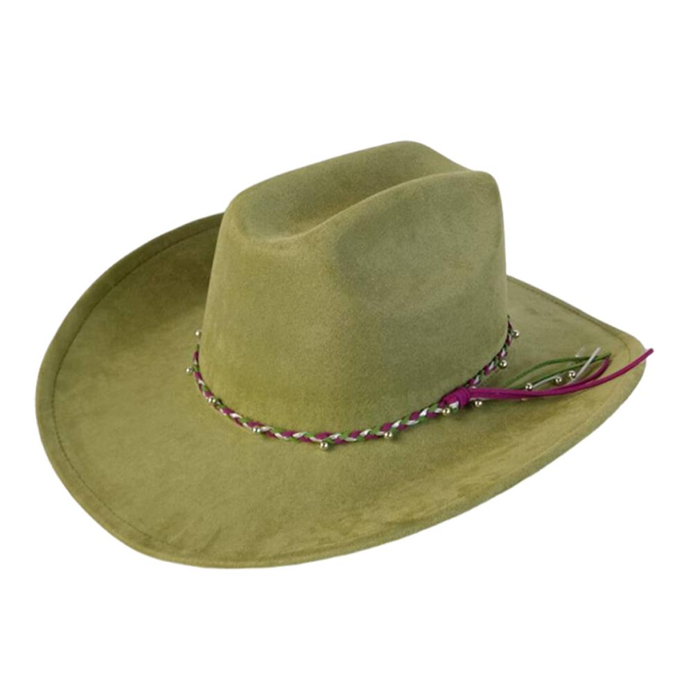 Western suede cowboy hat stylish men s and women s fedoradecorative belt suede Panama hat perfect for outdoor and holiday M56-58CM
Western suede cowboy hat stylish men s and women s fedoradecorative belt suede Panama hat perfect for outdoor and holiday M56-58CM