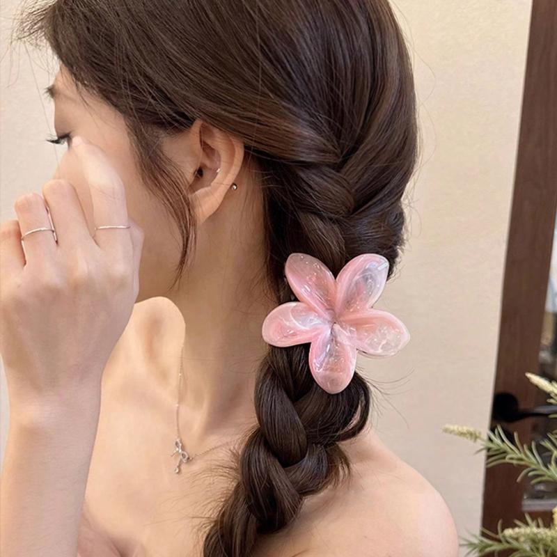 3pcs Women s Laser Mermaid Princess Flower Shaped Hair Clips, 8cm/3.15in, Large Size, Pink/White, Lightweight Plastic, Fashionab
3pcs Women s Laser Mermaid Princess Flower Shaped Hair Clips, 8cm/3.15in, Large Size, Pink/White, Lightweight Plastic, Fashionab