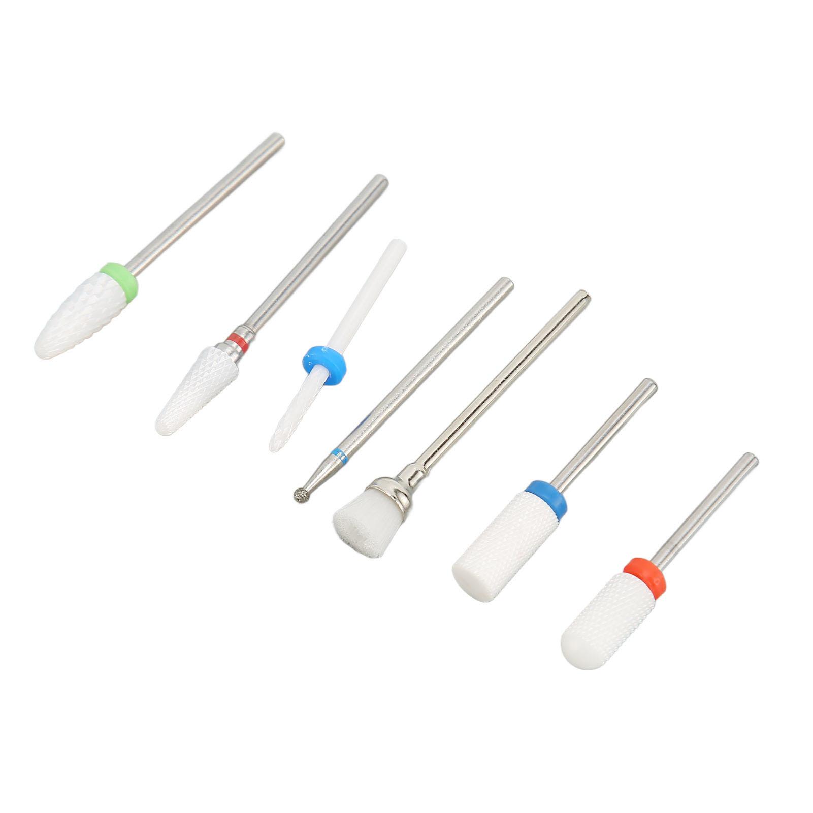 7Pcs Nail Drill Bits Accurate Clear Operation Professional Nail Grinder Bits for Cleaning Shaping Cutting
7Pcs Nail Drill Bits Accurate Clear Operation Professional Nail Grinder Bits for Cleaning Shaping Cutting