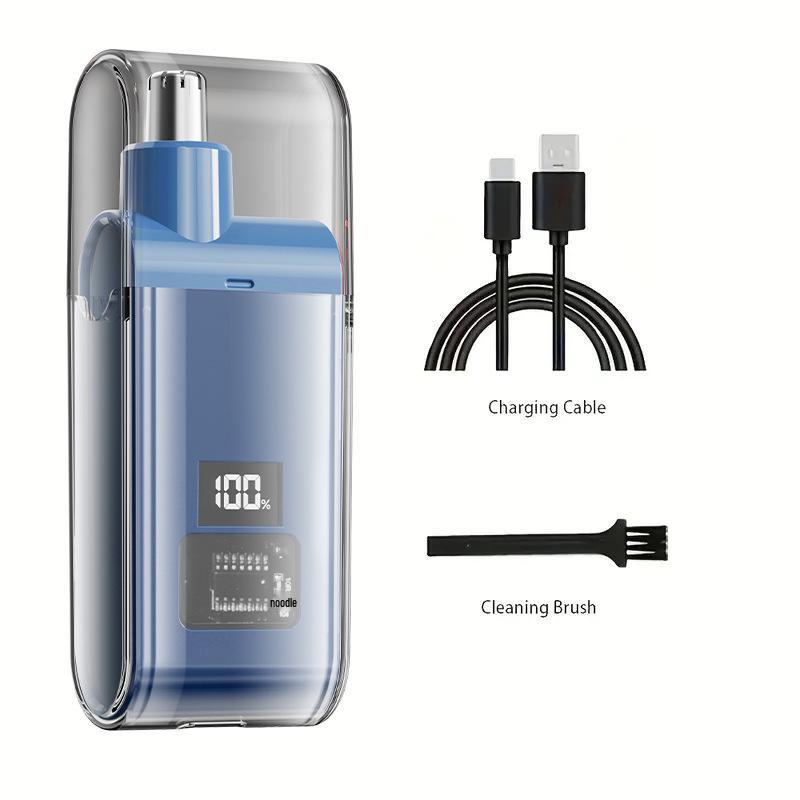 Rechargeable Nose Hair Trimmer, Unisex, Washable, with Cleaning Feature, 2025 Model English Packaging синій
Rechargeable Nose Hair Trimmer, Unisex, Washable, with Cleaning Feature, 2025 Model English Packaging синій