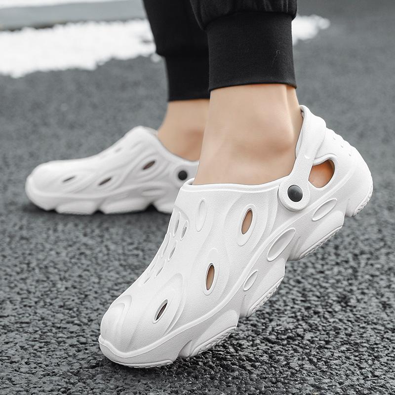 For new hole shoes men s summer casual trend large size men s beach shoes sandals men s factory 41 білий
For new hole shoes men s summer casual trend large size men s beach shoes sandals men s factory 41 білий