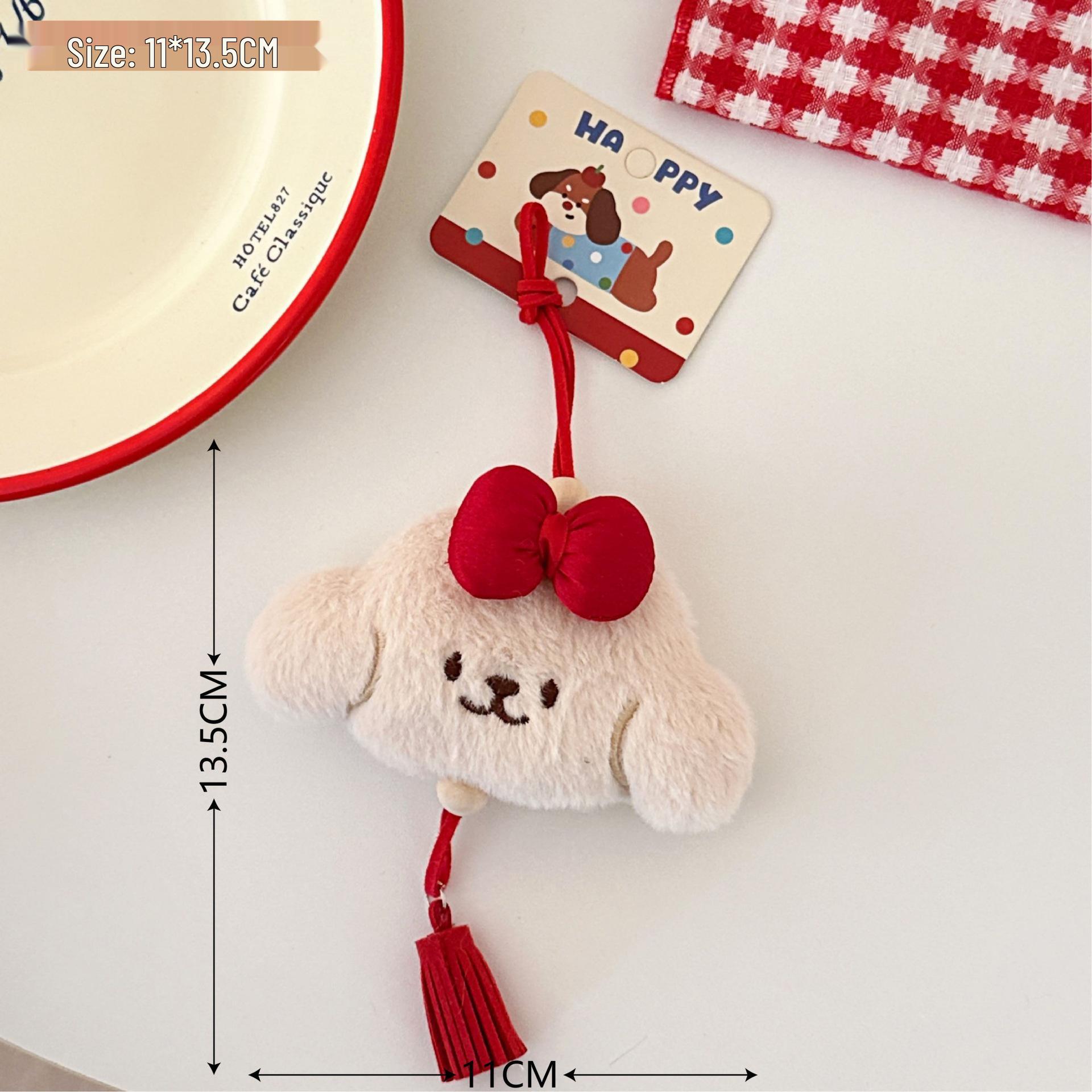 Adorable Plush Puppy Doll Tassel Charm: Backpack and Car Pendant Ornament
Adorable Plush Puppy Doll Tassel Charm: Backpack and Car Pendant Ornament