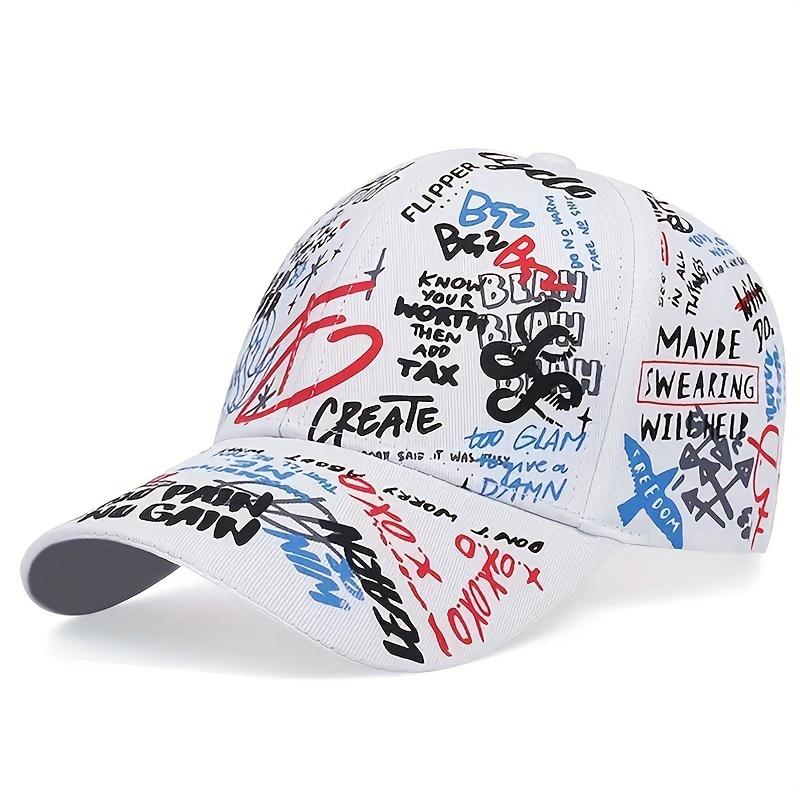 Модная бейсболка с принтом граффити, уличная хлопковая кепка Casquatte, летние шляпы для мужчин и женщин, регулируемые кепки в стиле хип-хоп Gorras
Модная бейсболка с принтом граффити, уличная хлопковая кепка Casquatte, летние шляпы для мужчин и женщин, регулируемые кепки в стиле хип-хоп Gorras