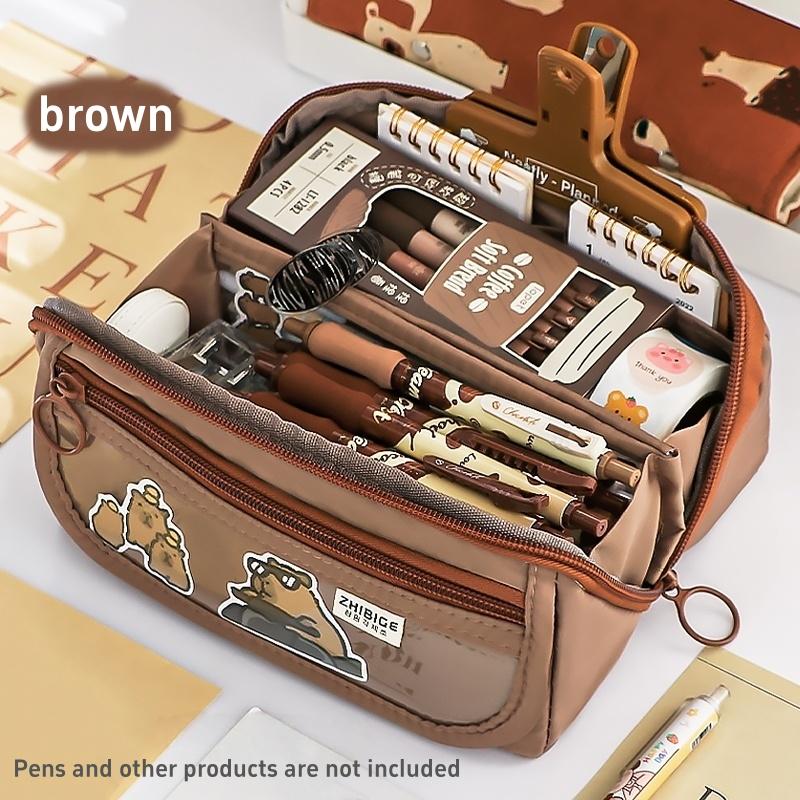 Prism Flip Cover Pencil Case Large Capacity Pen Bag Dream Storage Pouch for Students Stationary School A3075 кавовий
Prism Flip Cover Pencil Case Large Capacity Pen Bag Dream Storage Pouch for Students Stationary School A3075 кавовий