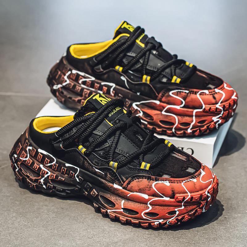 Модная мужская обувь Легкая роскошь Летний тренд Уличная дышащая сетка Полукеды Повседневная платформа Дизайнерская мужская обувь Zapatillas Hombre 39
Модная мужская обувь Легкая роскошь Летний тренд Уличная дышащая сетка Полукеды Повседневная платформа Дизайнерская мужская обувь Zapatillas Hombre 39