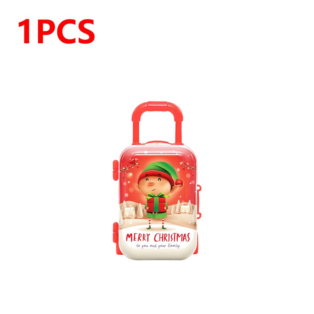 1-10PCS Christmas Trolley Case Candy Box Santa Claus Snowman Elf Cartoon Suitcase Candy Box Festival Theme for Dollhouse Decor 9.6X6CM
1-10PCS Christmas Trolley Case Candy Box Santa Claus Snowman Elf Cartoon Suitcase Candy Box Festival Theme for Dollhouse Decor 9.6X6CM