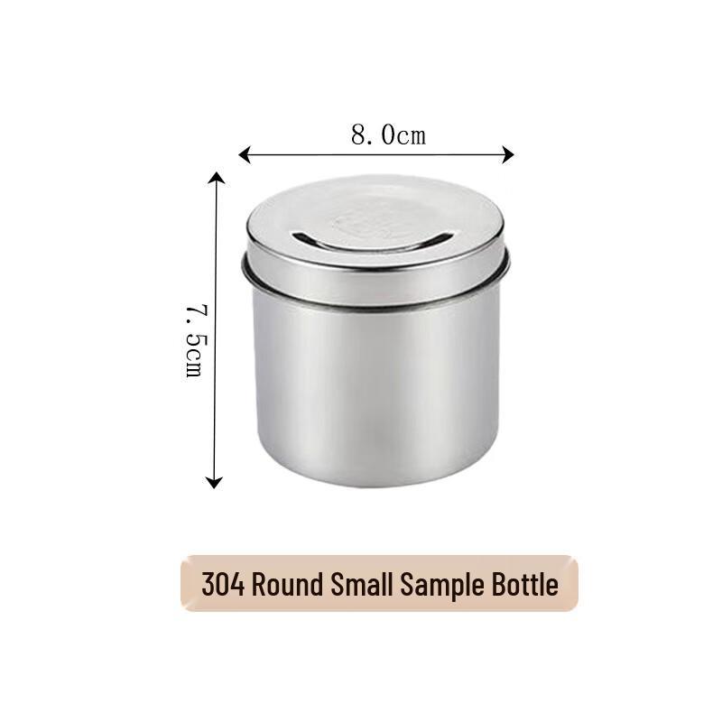 304 Stainless Steel Round Food Sample Bottle Set of 3
304 Stainless Steel Round Food Sample Bottle Set of 3