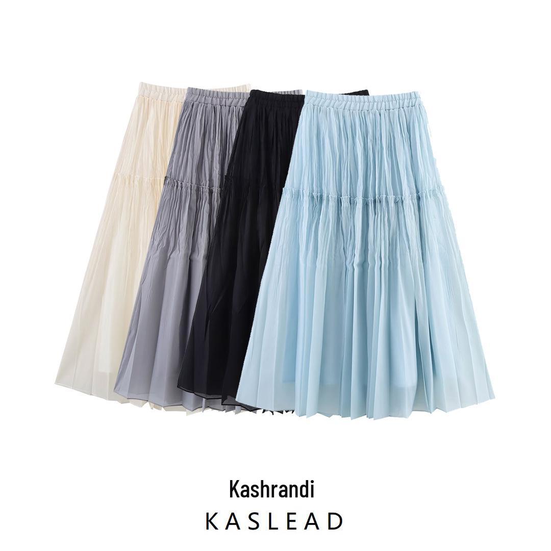 2025 Spring Women s European & American Style Ruffle Hem Glass Yarn Midi Fairy Skirt One Size
2025 Spring Women s European & American Style Ruffle Hem Glass Yarn Midi Fairy Skirt One Size