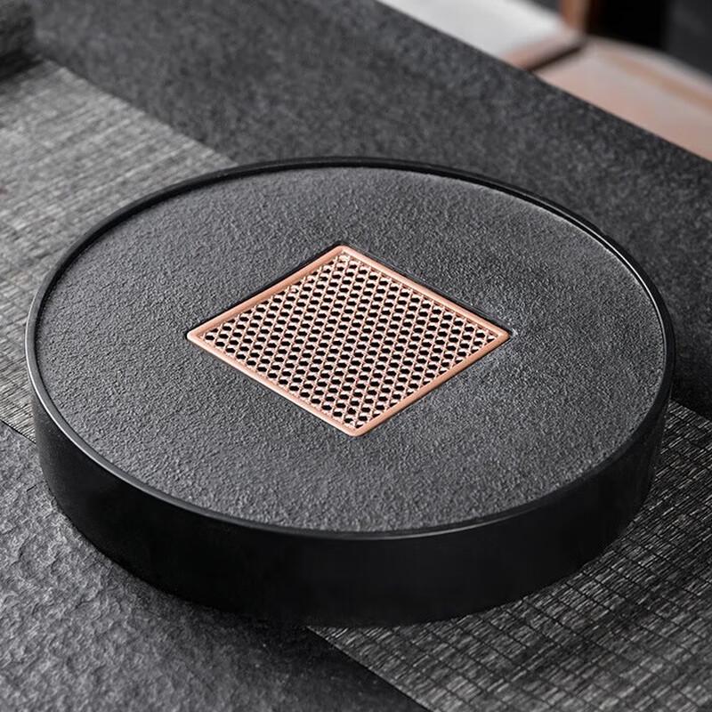 Rotating Imitation Black Gold Stone Tea Tray
Rotating Imitation Black Gold Stone Tea Tray