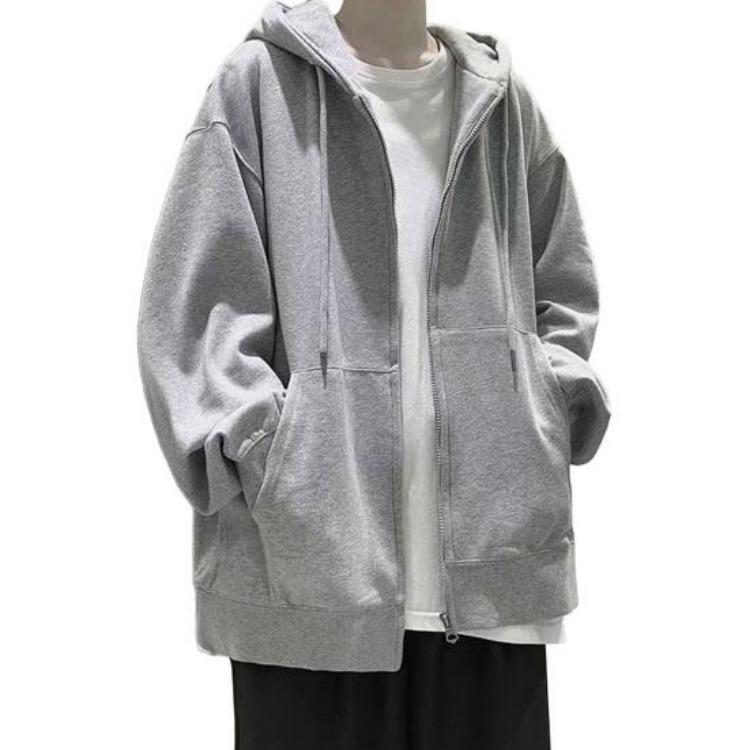 Plus Size Men Hooded Cardigan Thin Pure Color Casual Coat Fall Winter Hoodie Loose Zip Up Long Sleeves Pockets Daily Wear L
Plus Size Men Hooded Cardigan Thin Pure Color Casual Coat Fall Winter Hoodie Loose Zip Up Long Sleeves Pockets Daily Wear L