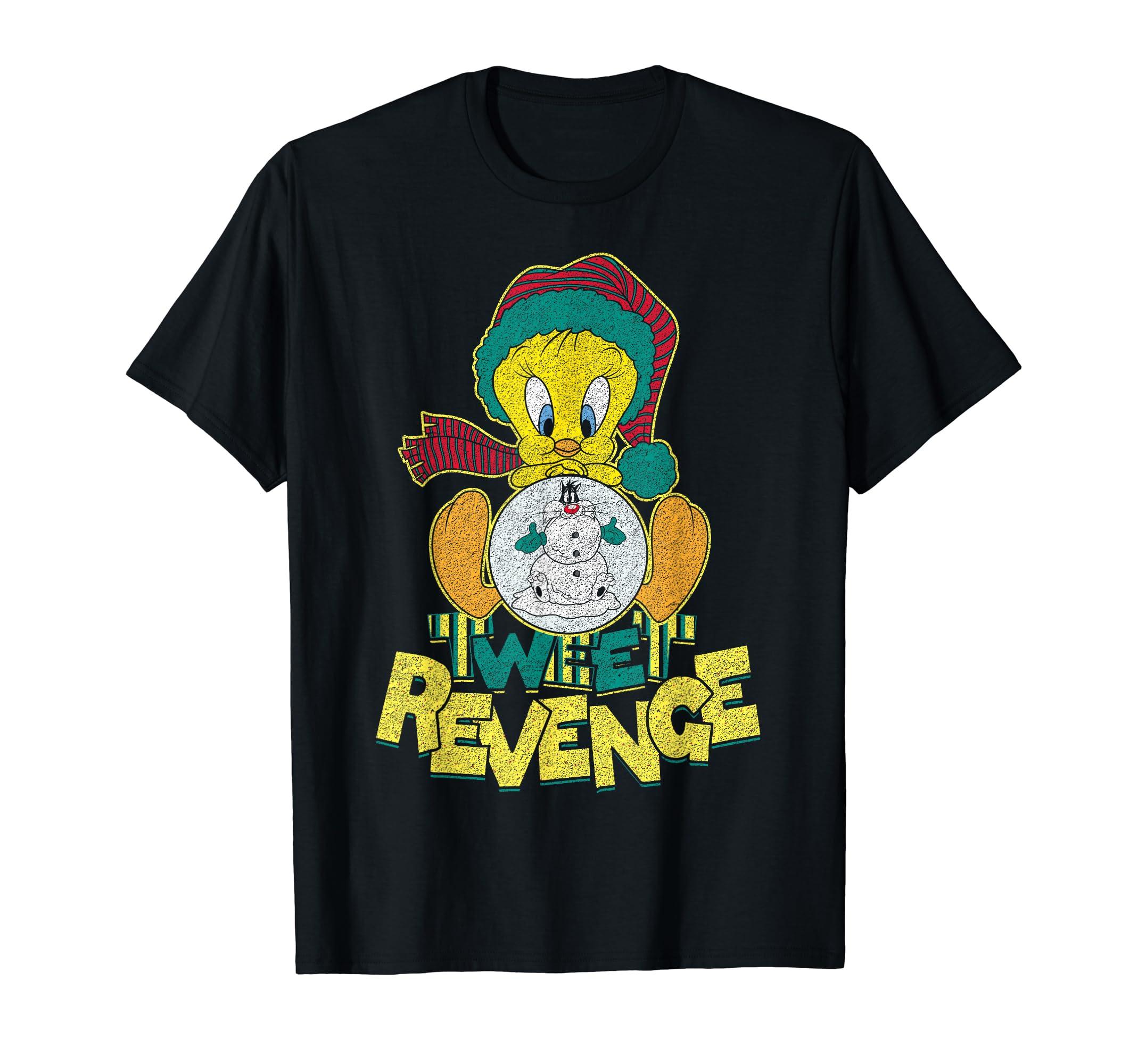 Tweety Pie Christmas Revenge T-Shirt
Tweety Pie Christmas Revenge T-Shirt