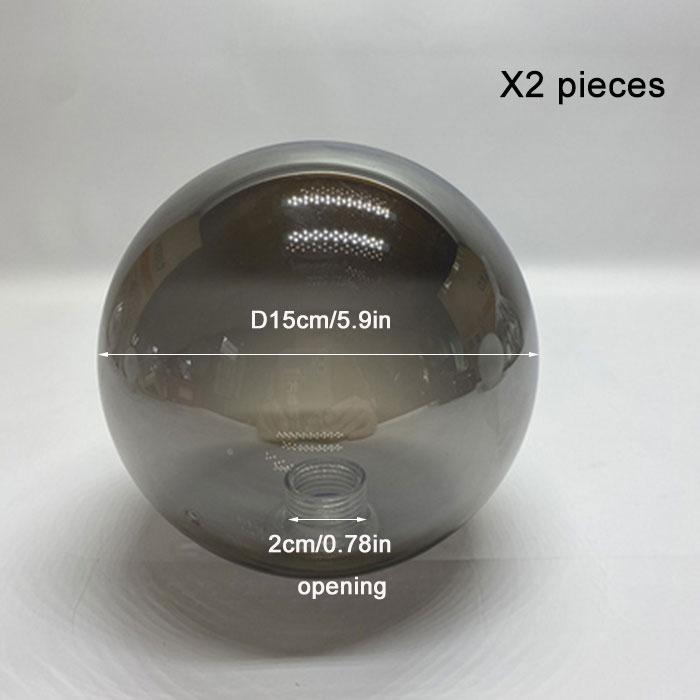 D10cm D12cm D15cm Smoke G9 Glass Abazur Заміна з 2cm відкриттям Cognac Amber Grey Grey Globe G9 Кришка абажура для деталей
D10cm D12cm D15cm Smoke G9 Glass Abazur Заміна з 2cm відкриттям Cognac Amber Grey Grey Globe G9 Кришка абажура для деталей
