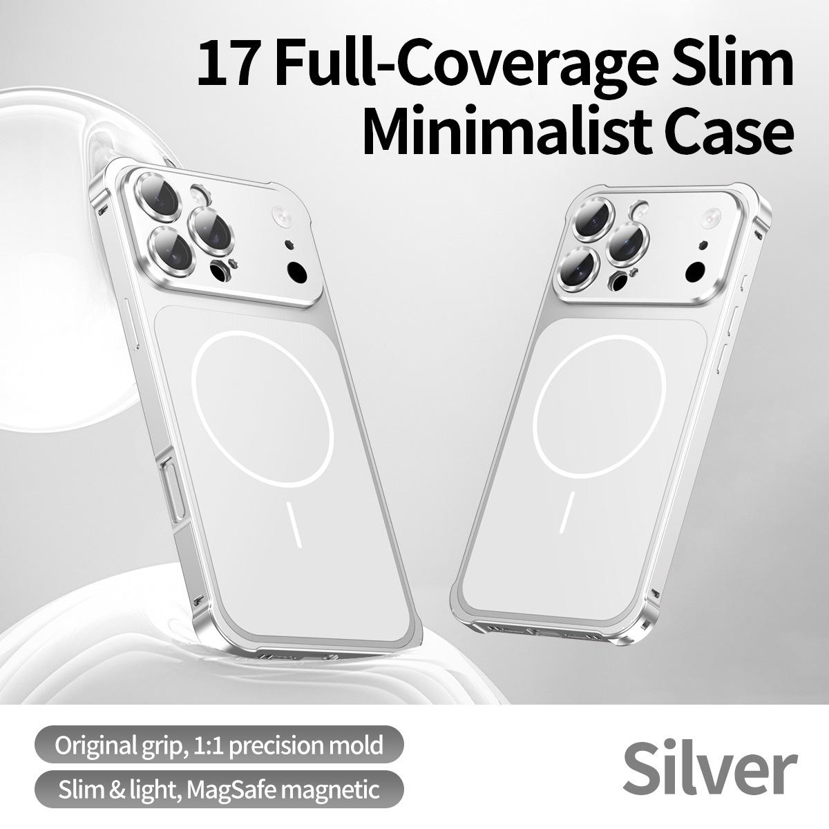 iPhone 17 Pro Max Metal Frame with Large Window Frosted Magnetic Case 16 Pro Max
iPhone 17 Pro Max Metal Frame with Large Window Frosted Magnetic Case 16 Pro Max