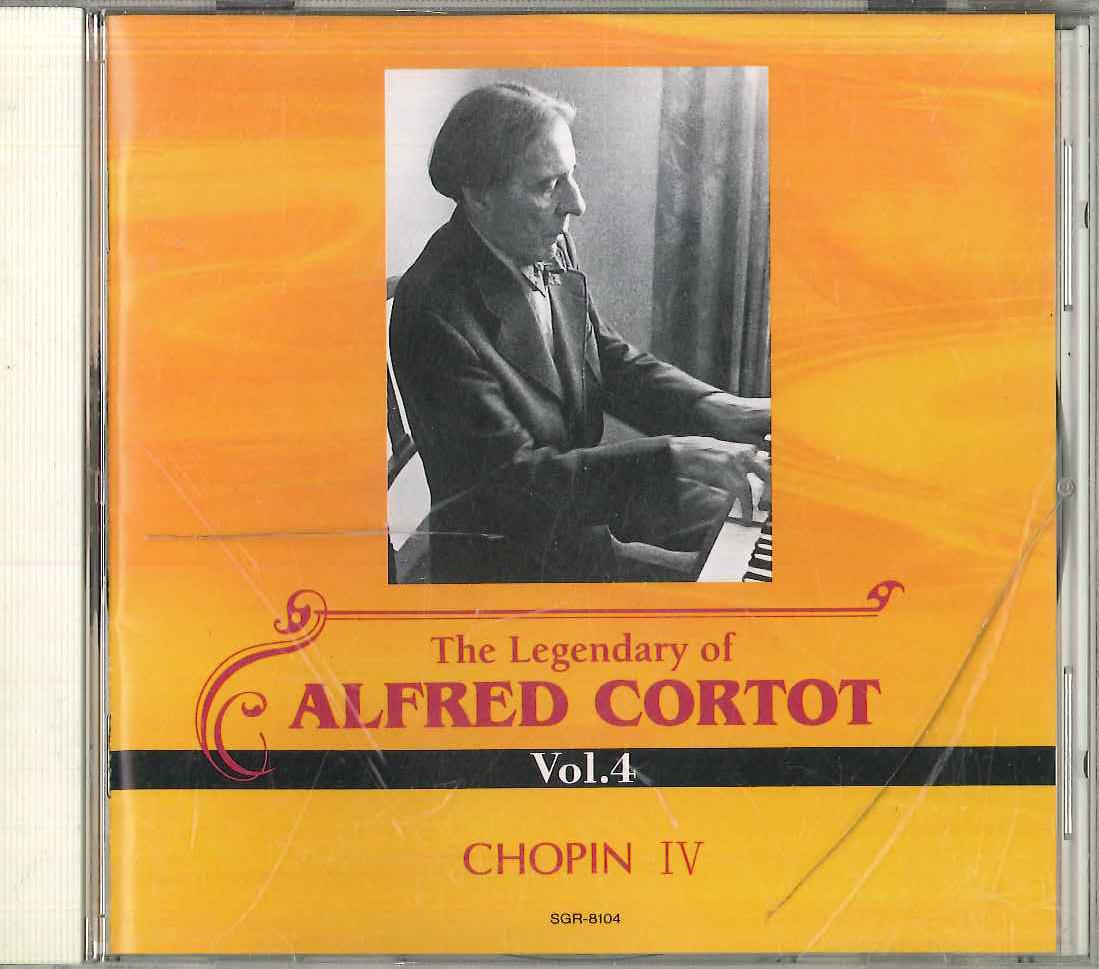 CD ALFRED CORTOT - Legendary Of Alfred Cortot Vol.4 SGR8104 EMI Japan Classical Used
CD ALFRED CORTOT - Legendary Of Alfred Cortot Vol.4 SGR8104 EMI Japan Classical Used