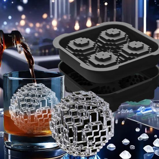 Large Ice Ball Mold Silicone Fun Shapes Ice Sphere Tray for Chilling Whiskey Cocktails Bourbon Easy Release Ice Sphere Maker
Large Ice Ball Mold Silicone Fun Shapes Ice Sphere Tray for Chilling Whiskey Cocktails Bourbon Easy Release Ice Sphere Maker