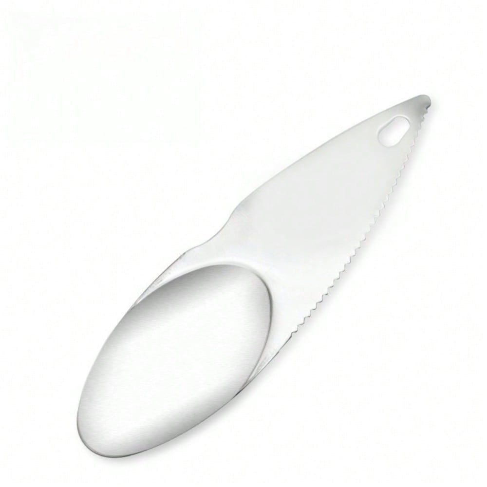 High-Quality Stainless Steel Kiwi Utensil - Effortlessly Scoop, Peel, And Serve - Designed for a Comfortable Grip - Resistant to Rust - Easy to Clean
High-Quality Stainless Steel Kiwi Utensil - Effortlessly Scoop, Peel, And Serve - Designed for a Comfortable Grip - Resistant to Rust - Easy to Clean
