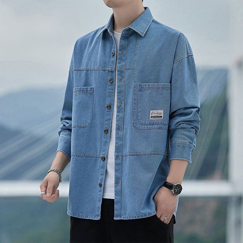 Men s Spring Loose Fit Flat Foot Casual Shirt Multi-Pocket Design Japanese Workwear Top Comfortable Loose Style XS синий
Men s Spring Loose Fit Flat Foot Casual Shirt Multi-Pocket Design Japanese Workwear Top Comfortable Loose Style XS синий