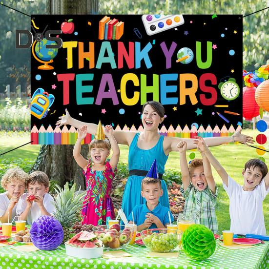 Teacher Appreciation Week Backdrop Banner Thank You Teacher And Staff Background Decoration for Teachers Day Classroom School Office Decor G
Teacher Appreciation Week Backdrop Banner Thank You Teacher And Staff Background Decoration for Teachers Day Classroom School Office Decor G