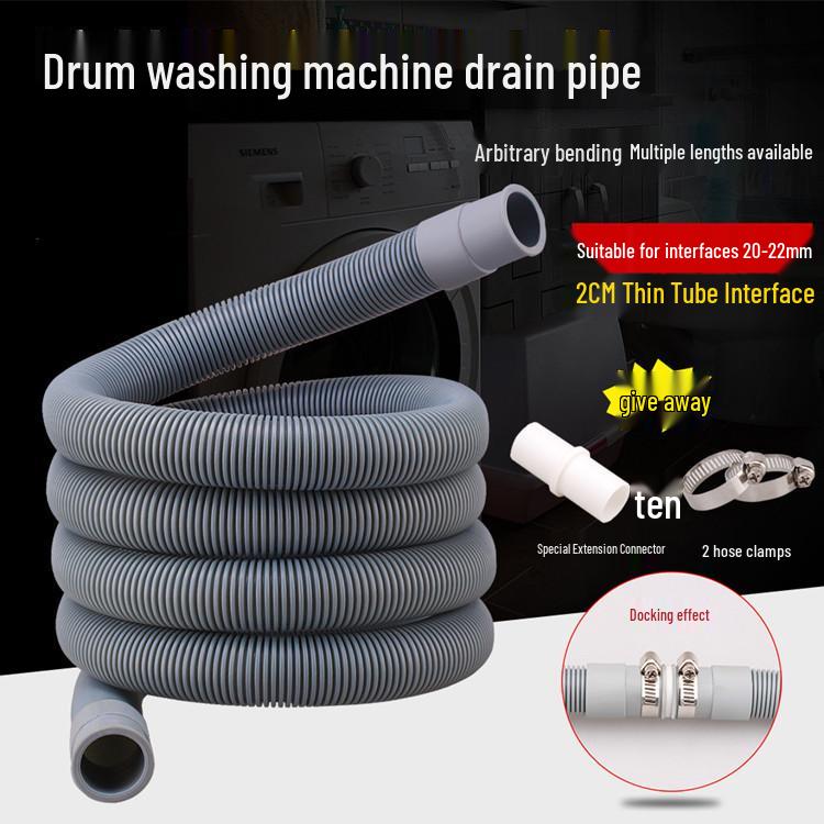 Cross-Border Automatic Washing Machine Drain Pipe Extension with Leak Protection 1.5m extension
Cross-Border Automatic Washing Machine Drain Pipe Extension with Leak Protection 1.5m extension