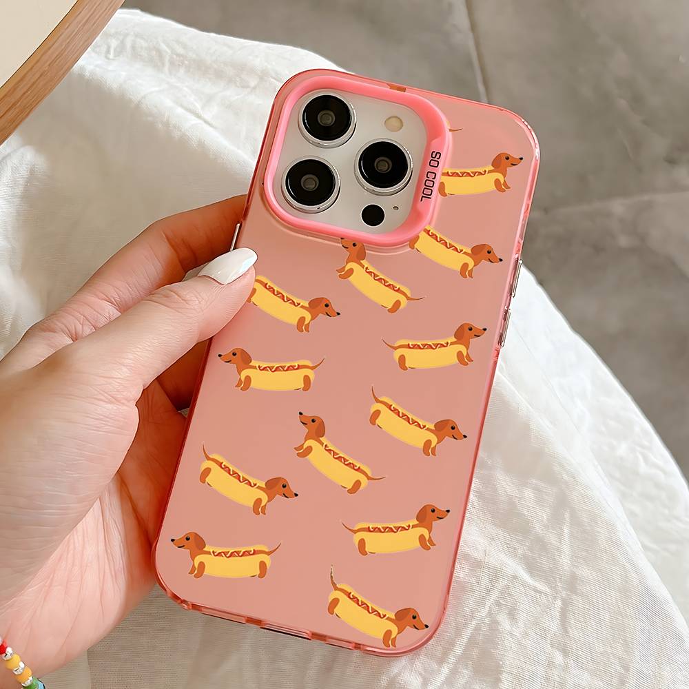 Dachshund Cartoon Case For iPhone 16,15,14,13,12,11,Pro,Max,Plus,Mini,SE Anti Fall Pink Matte Hard Bumper iPhone14pro
Dachshund Cartoon Case For iPhone 16,15,14,13,12,11,Pro,Max,Plus,Mini,SE Anti Fall Pink Matte Hard Bumper iPhone14pro