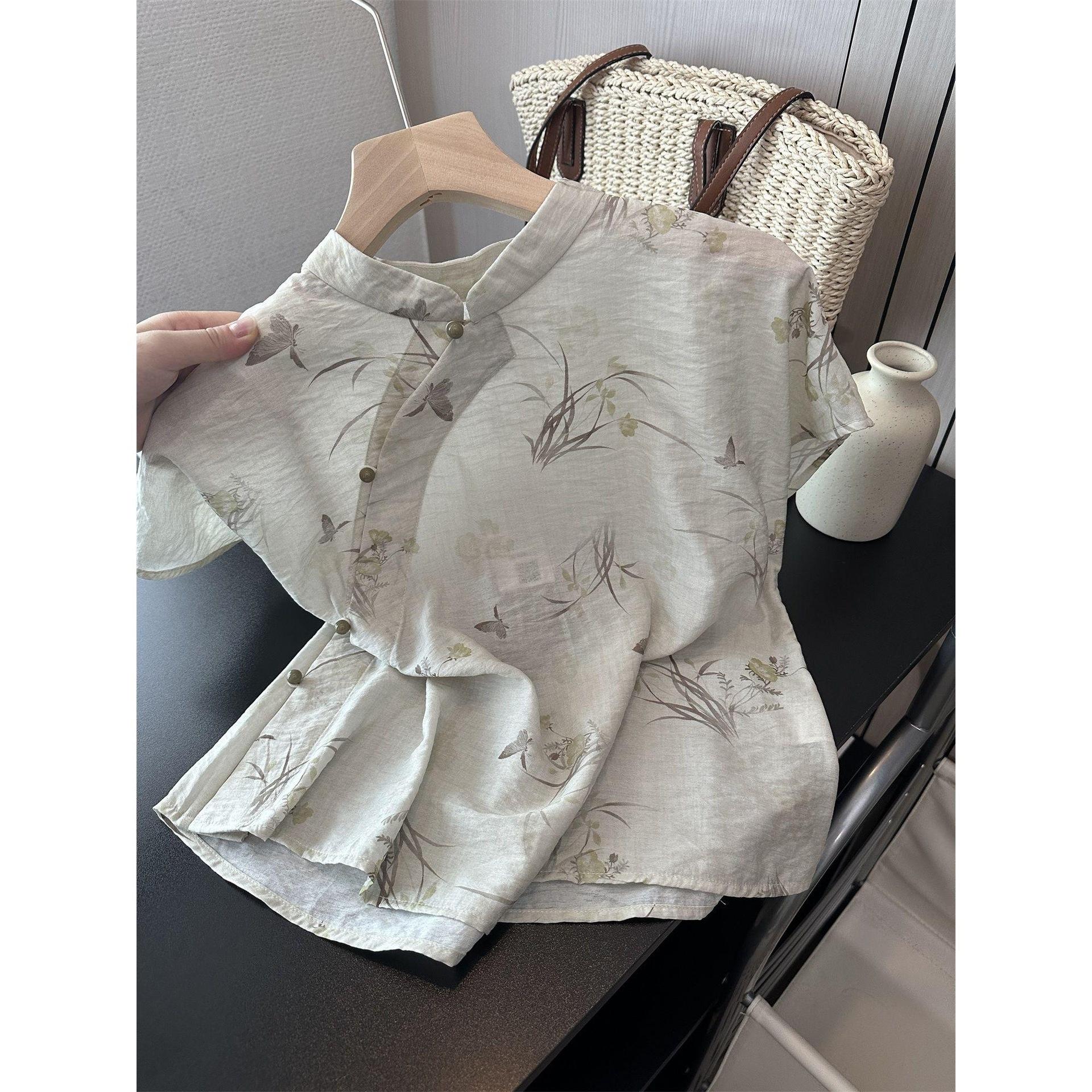 2025 супер красивый год модная ретро-принтованная короткая рубашка женский топ на пуговицах 3XL (recommended 138-75kg)
2025 супер красивый год модная ретро-принтованная короткая рубашка женский топ на пуговицах 3XL (recommended 138-75kg)