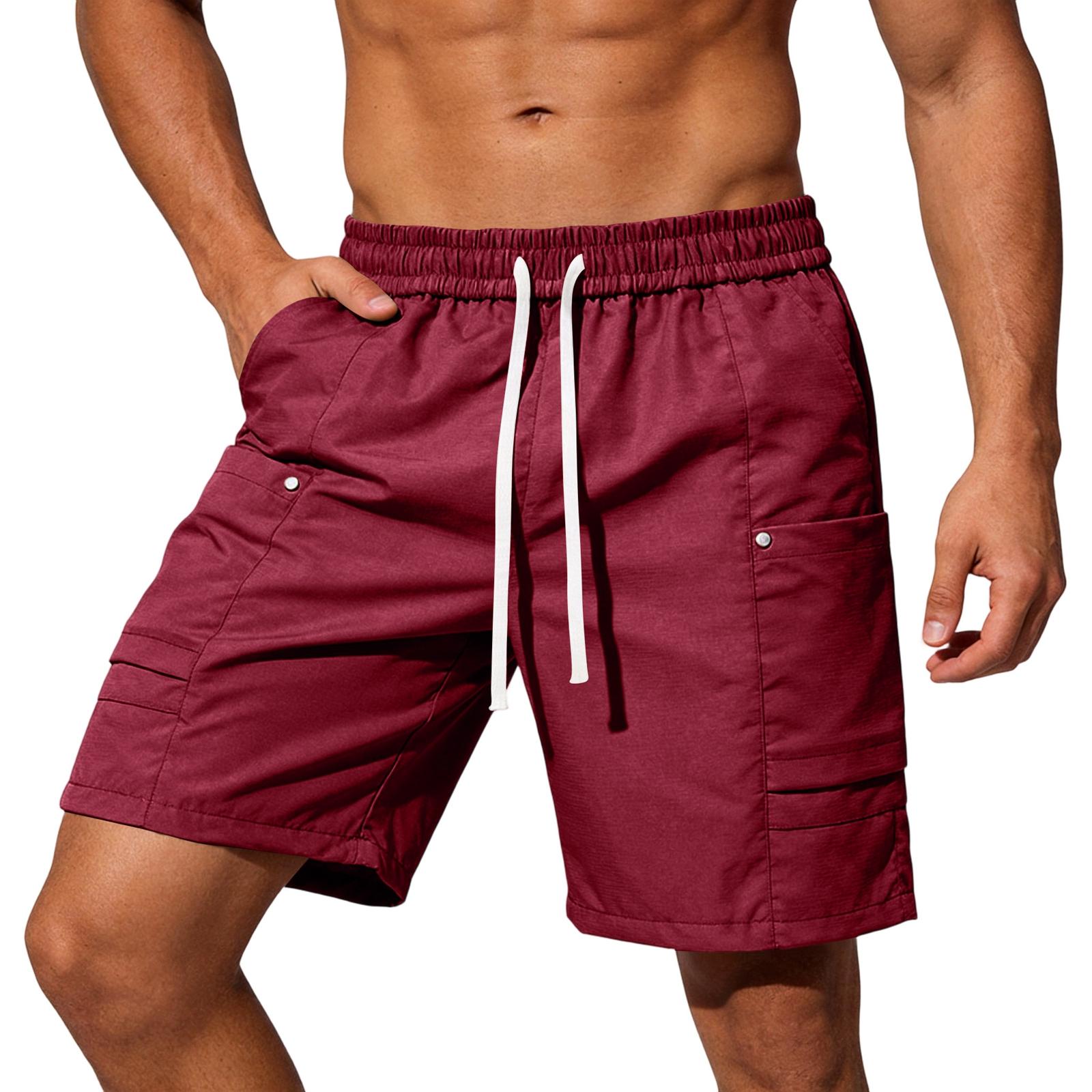 Men Swim Trunks Lightweight Quick Dry Board Shorts with Elastic Waistband Drawstring and Multiple Pockets for Beach Pool Sports M
Men Swim Trunks Lightweight Quick Dry Board Shorts with Elastic Waistband Drawstring and Multiple Pockets for Beach Pool Sports M