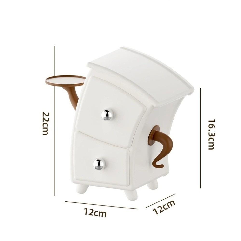 Unique Desktop Jewelry Storage Box Bent Waist Multi-purpose Cosmetic Puff Organizer Drawer Desktop Organizer Box Bedroom білий
Unique Desktop Jewelry Storage Box Bent Waist Multi-purpose Cosmetic Puff Organizer Drawer Desktop Organizer Box Bedroom білий