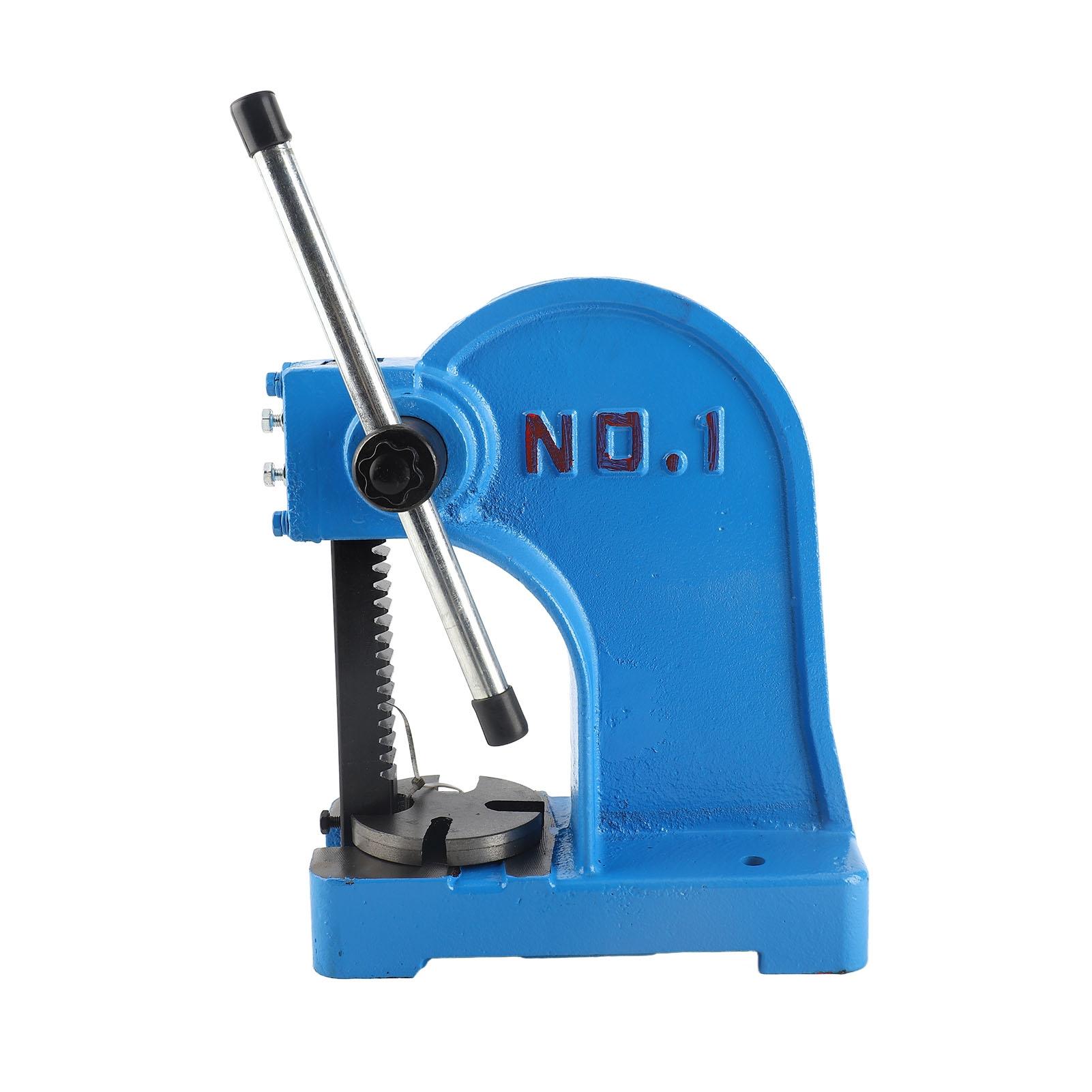 1T ручной настольный ручной пробойник пресс-машина с металлической оправкой пресс-инструмент