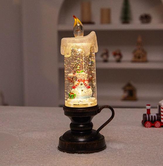 Glitter Snow Globe Candle Battery LED, Flameless with Sparkle Effect & Timer, Christmas Night Light Holiday Gift
Glitter Snow Globe Candle Battery LED, Flameless with Sparkle Effect & Timer, Christmas Night Light Holiday Gift