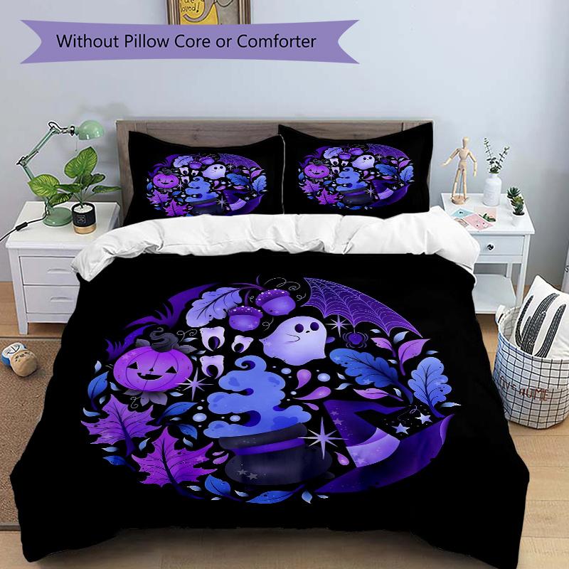 3pcs Ghost Pumpkin Halloween Ideas Print Cover Set Ultra Soft, Breathable, and Comfortable Bedding with Stylish Design for Bedroom and Guest Room 135x200cm
3pcs Ghost Pumpkin Halloween Ideas Print Cover Set Ultra Soft, Breathable, and Comfortable Bedding with Stylish Design for Bedroom and Guest Room 135x200cm