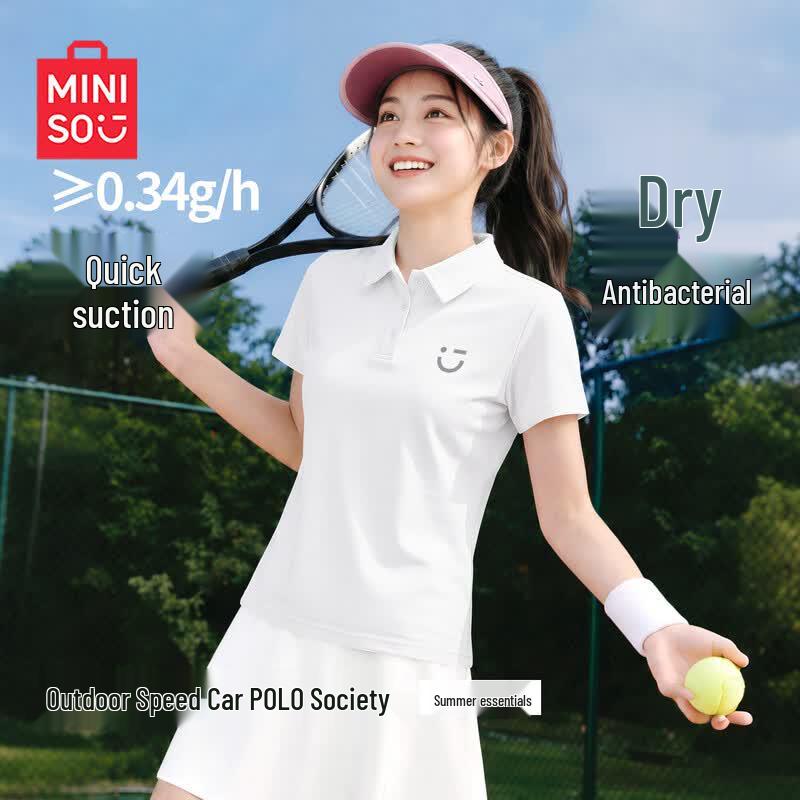 MINISO Women s Ice Silk Quick-Dry Polo Shirt 2XL
MINISO Women s Ice Silk Quick-Dry Polo Shirt 2XL