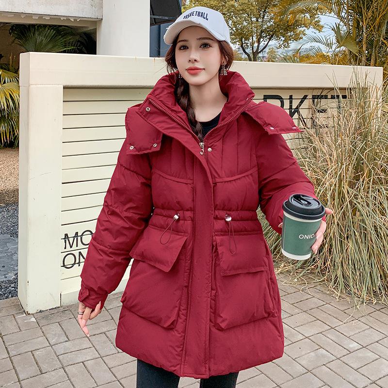 Женская зимняя куртка пуховик 2025 новая куртка от холода с капюшоном средней длины с поясом утолщенная хлопковая куртка XXL красный
Женская зимняя куртка пуховик 2025 новая куртка от холода с капюшоном средней длины с поясом утолщенная хлопковая куртка XXL красный