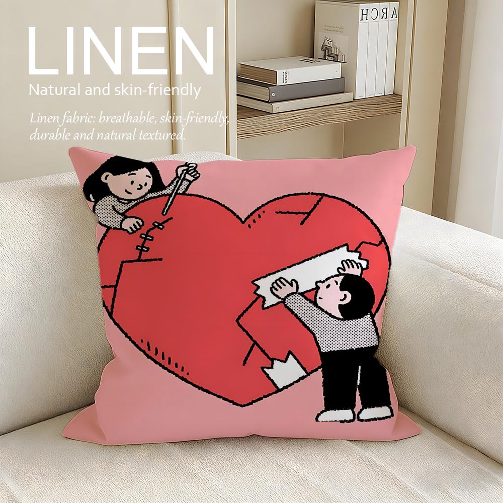Festival Cute Valentines Day Cushion Cover Pillowcase Set Pcs x x Breathable Washable Sofa Cushion Cover 30X30cm
Festival Cute Valentines Day Cushion Cover Pillowcase Set Pcs x x Breathable Washable Sofa Cushion Cover 30X30cm