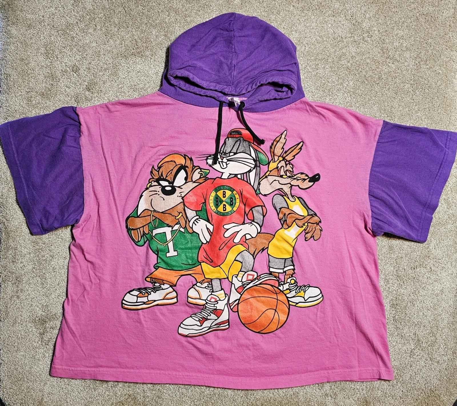 Vintage 90s Looney Tunes Basketball Hooded T-shirt Mens XL Grunge Streetwear Y2k S
Vintage 90s Looney Tunes Basketball Hooded T-shirt Mens XL Grunge Streetwear Y2k S