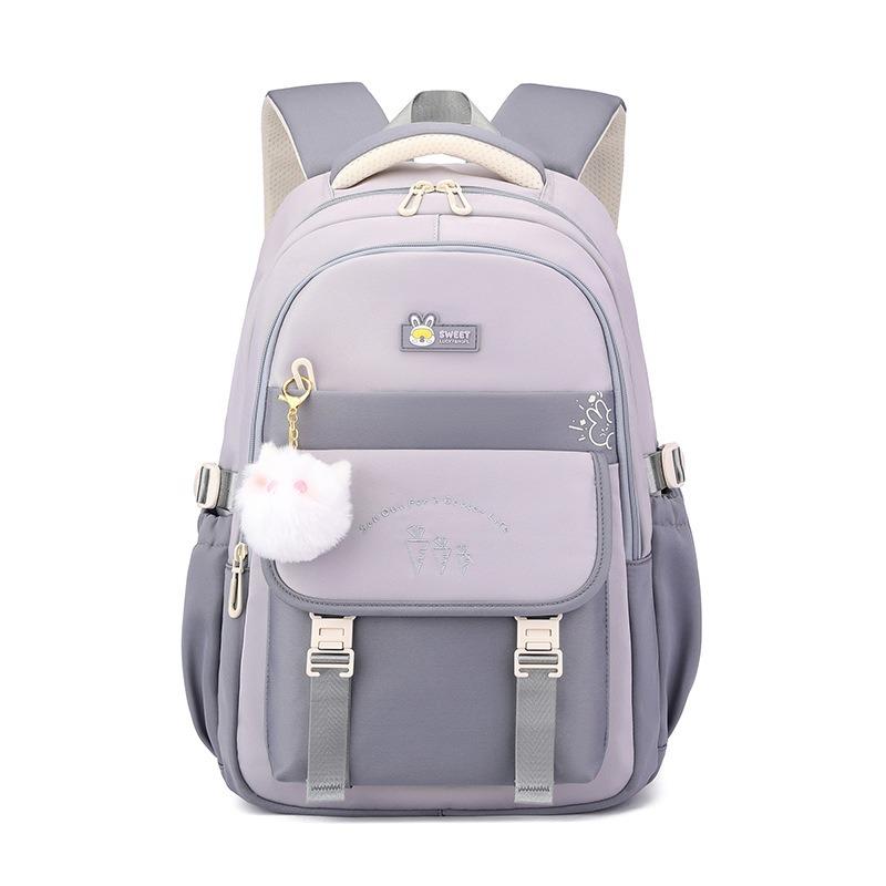 New Cute Elementary School Bags Junior High School Girl Student Backpack Outdoor Simple Fashion Contrasting Color Children Book Bag with Plush Pendant синьо сірого кольору
New Cute Elementary School Bags Junior High School Girl Student Backpack Outdoor Simple Fashion Contrasting Color Children Book Bag with Plush Pendant синьо сірого кольору