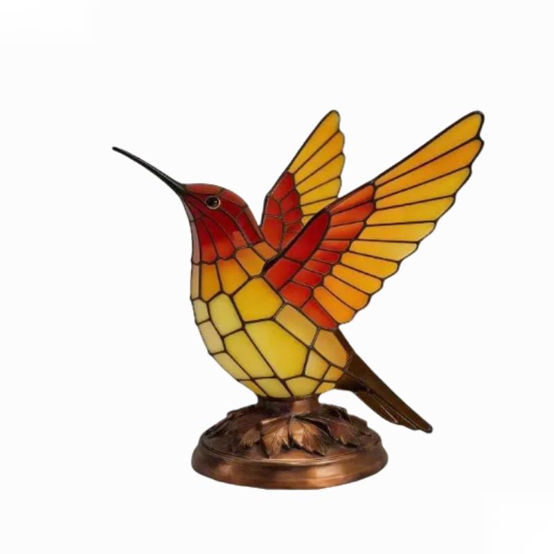 Stained Glass Hummingbird Table Lamp Decorative LED Night Light Home Accent Lighting with Resin Base for Indoor Use One Size червоний
Stained Glass Hummingbird Table Lamp Decorative LED Night Light Home Accent Lighting with Resin Base for Indoor Use One Size червоний